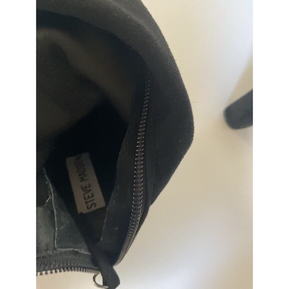 Steve Madden Women's Over the Knee Thigh High Boots Almond Toe Mid Heels 7.5 - Picture 7 of 11